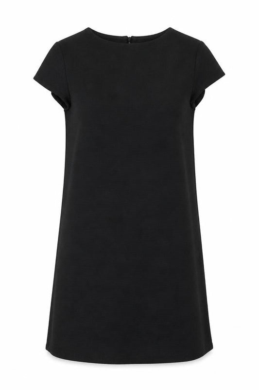 New Look Womens Black  Polyester Shift  Size 8  Round Neck