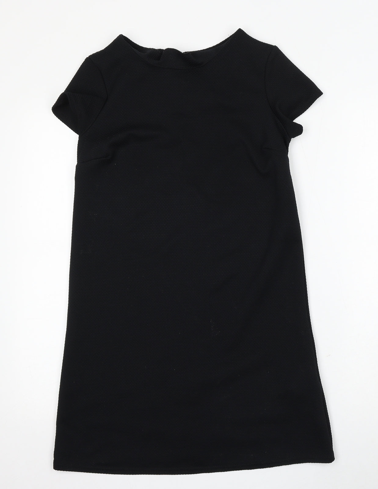 New Look Womens Black  Polyester Shift  Size 8  Round Neck