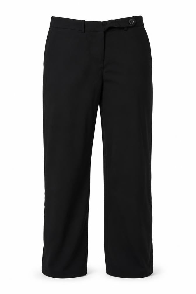 NEXT Womens Black  Polyester Trousers  Size 8 L29 in Regular