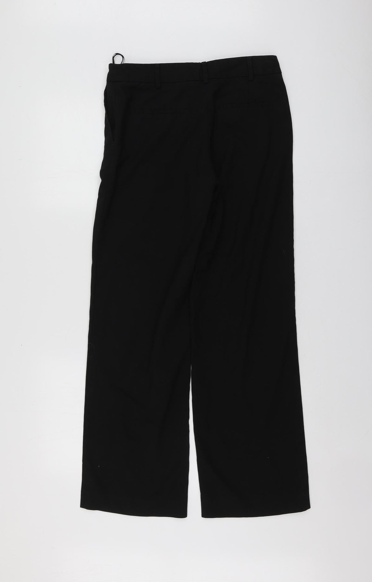 NEXT Womens Black  Polyester Trousers  Size 8 L29 in Regular