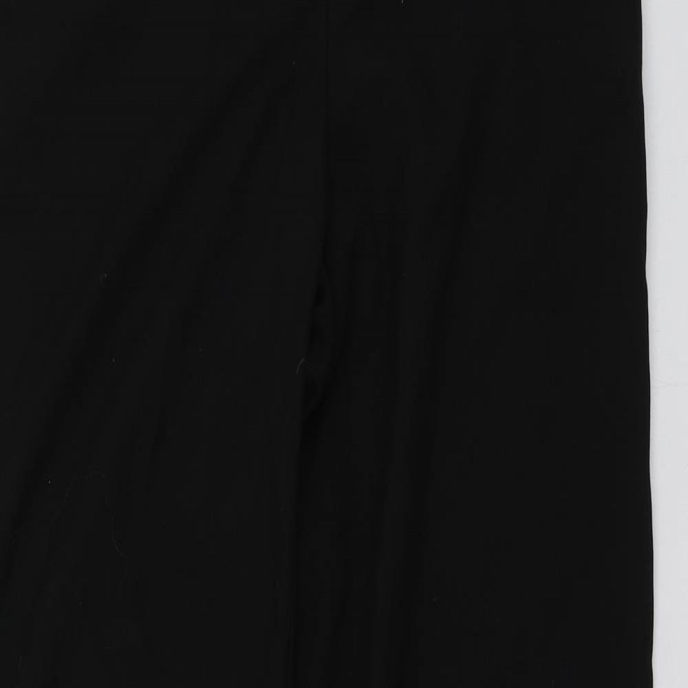 NEXT Womens Black  Polyester Trousers  Size 8 L29 in Regular