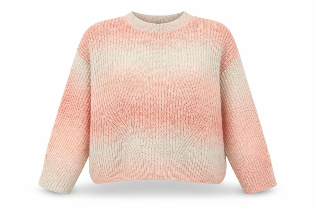 New Look Womens Pink Round Neck  Acrylic Pullover Jumper Size S