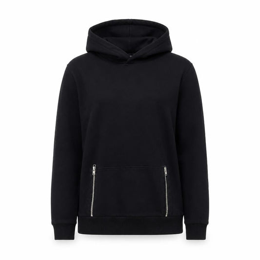 1971 Womens Black  Cotton Pullover Hoodie Size M  Pullover