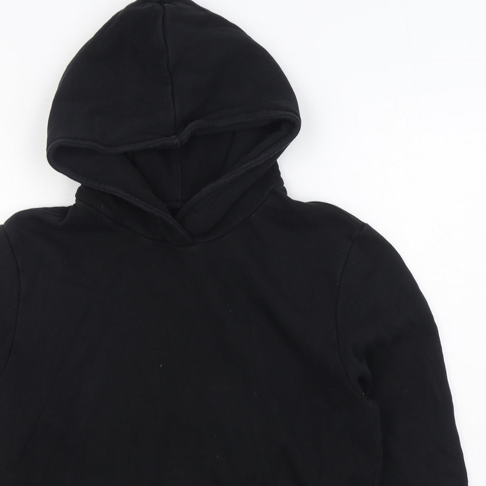 1971 Womens Black  Cotton Pullover Hoodie Size M  Pullover