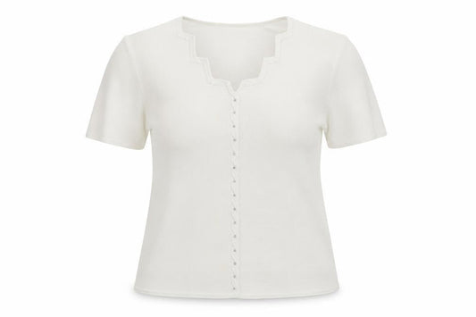Roman Womens White V-Neck  Viscose Pullover Jumper Size L