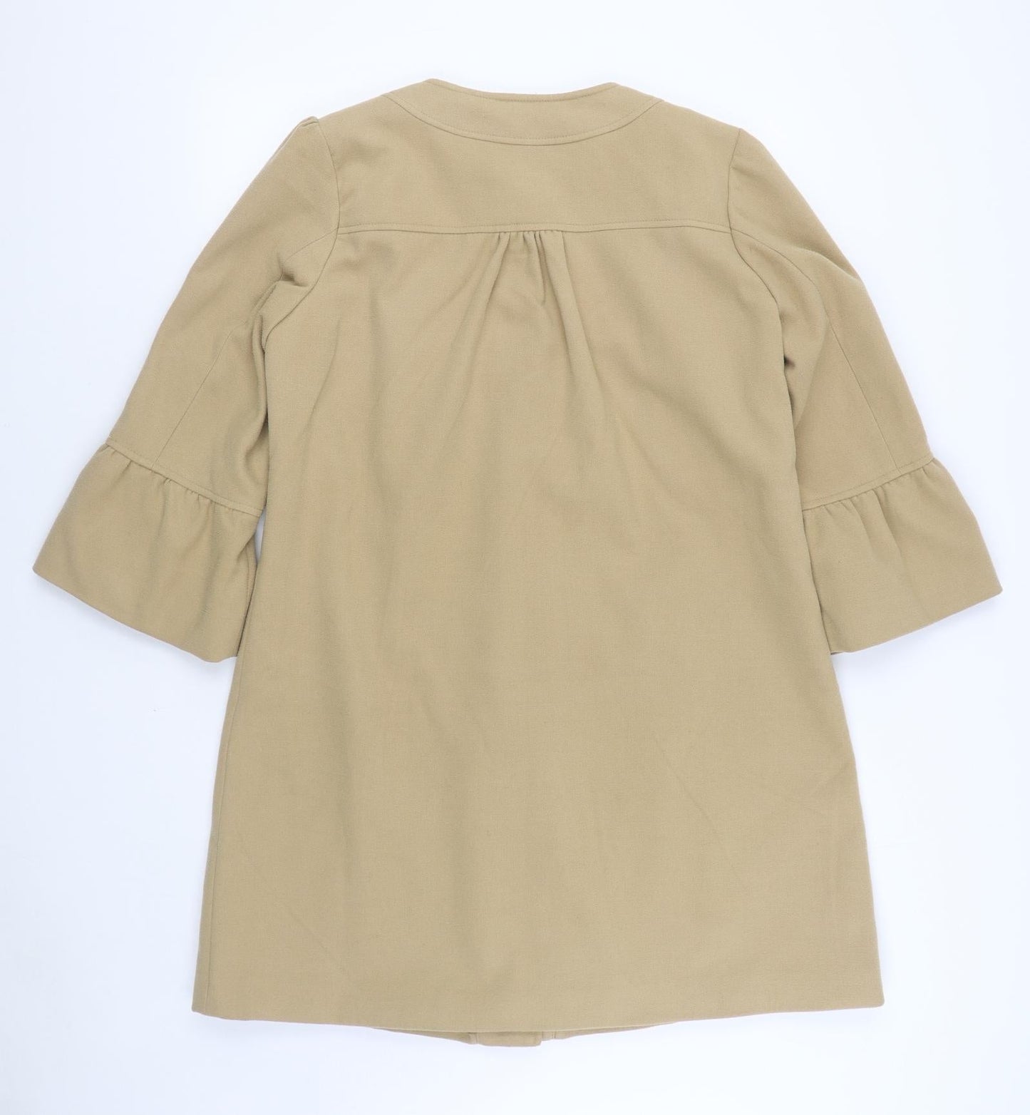 Wardrobe Womens Beige   Overcoat Coat Size 14  Button