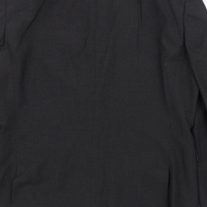 Next Mens Grey  Polyester Jacket Suit Jacket Size 40