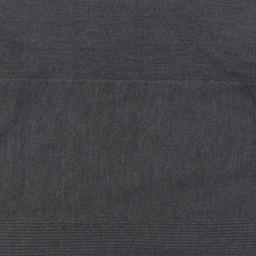 NEXT Mens Grey Round Neck  Acrylic Pullover Jumper Size M