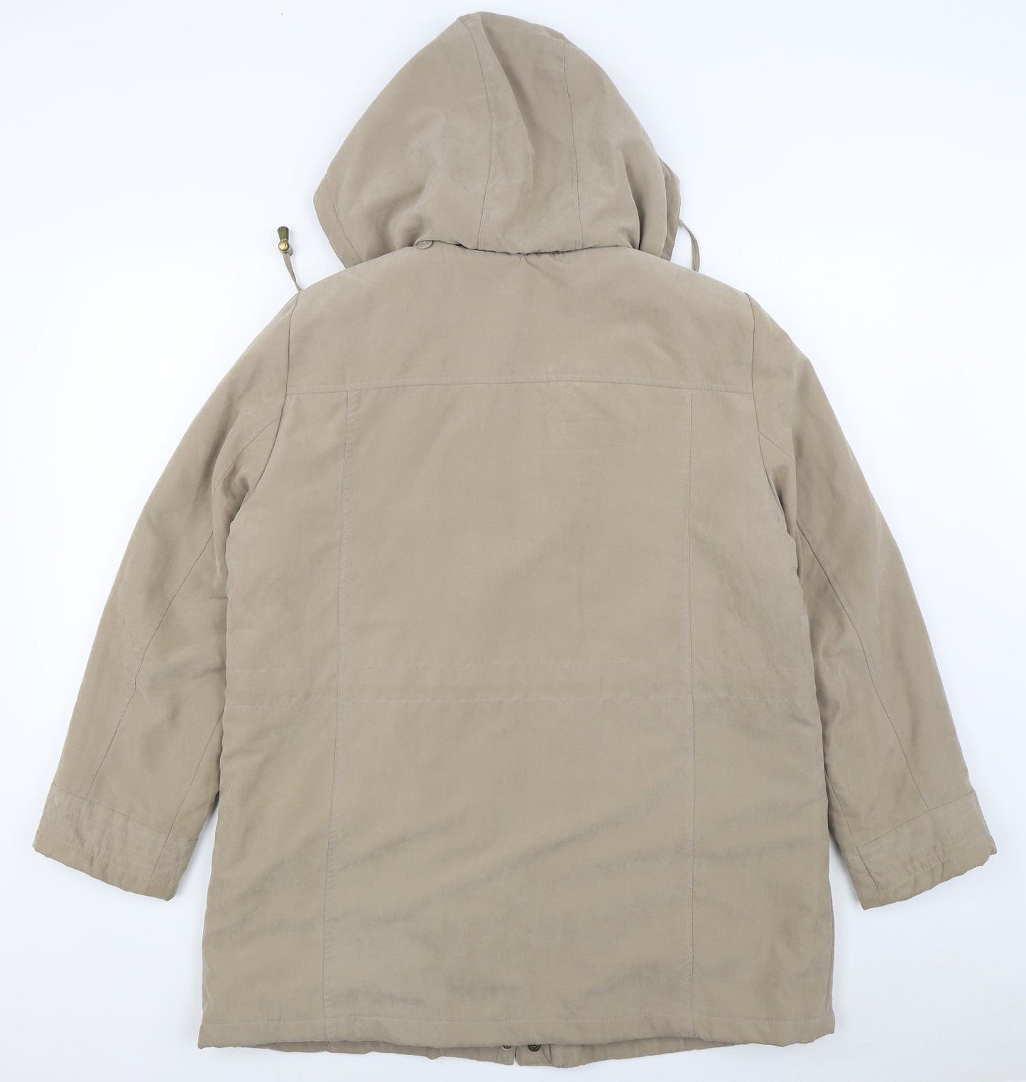 Bonmarché Womens Beige Jacket Size M Zip