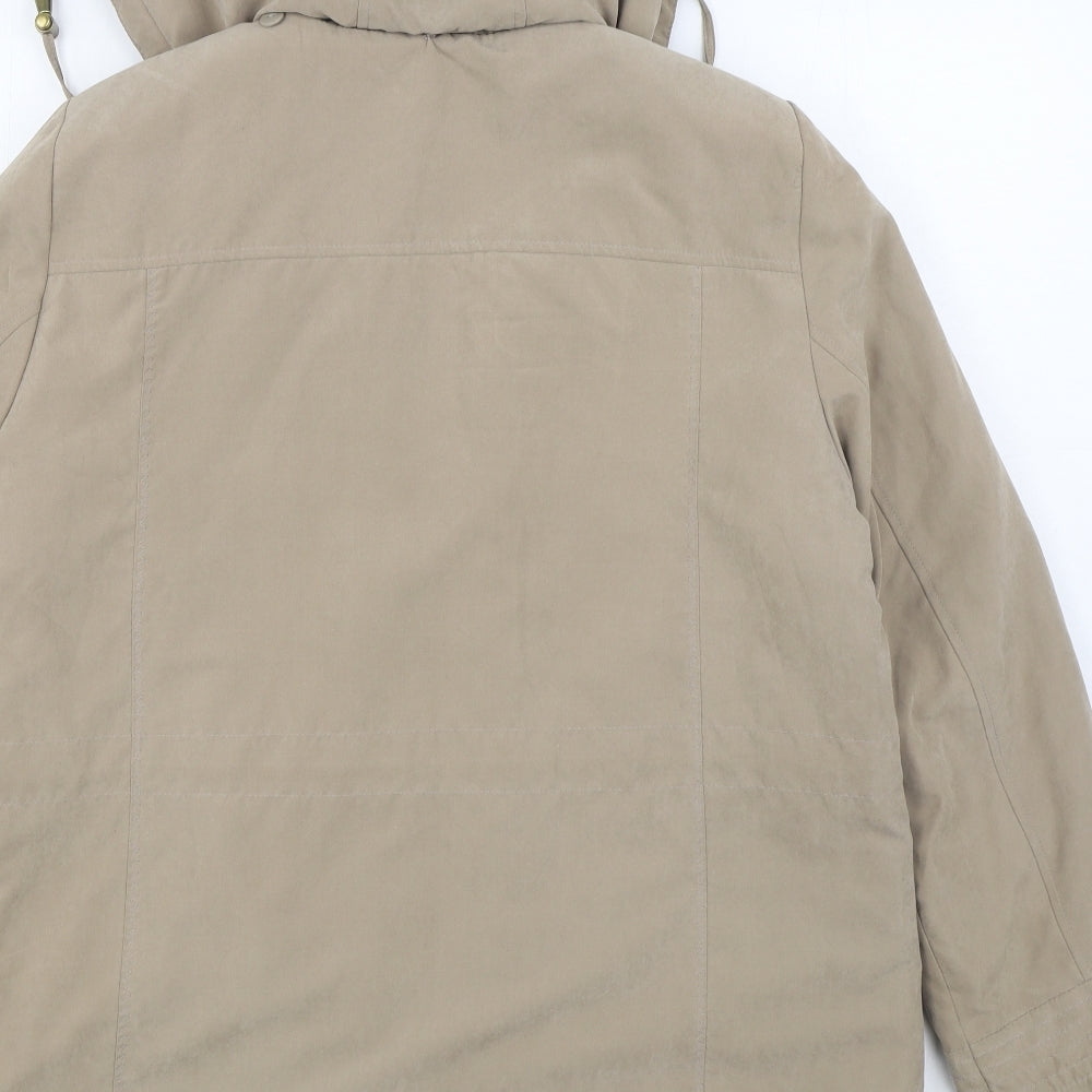 Bonmarché Womens Beige Jacket Size M Zip