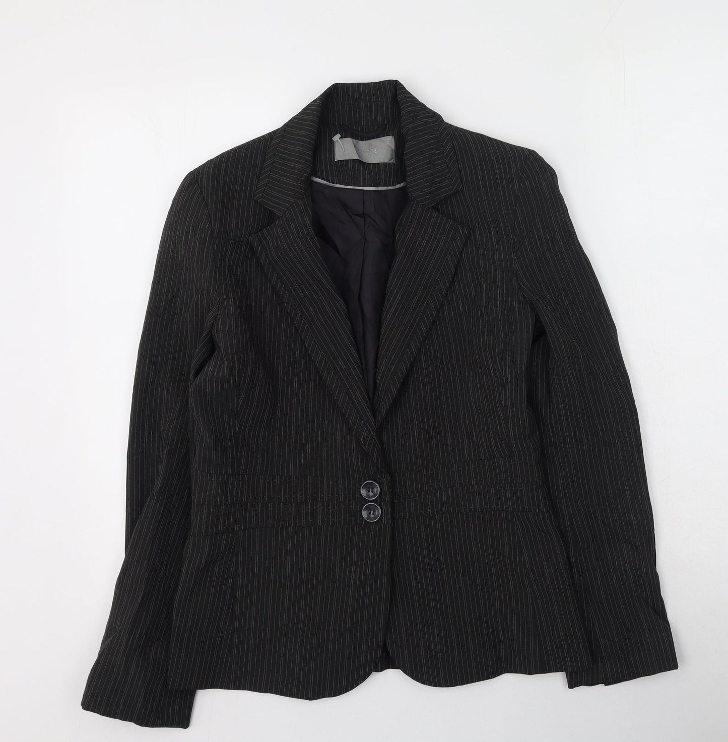 South  Womens Green Striped  Gilet Jacket Size 10