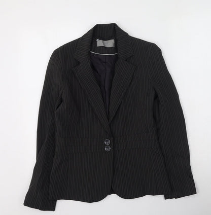 South  Womens Green Striped  Gilet Jacket Size 10