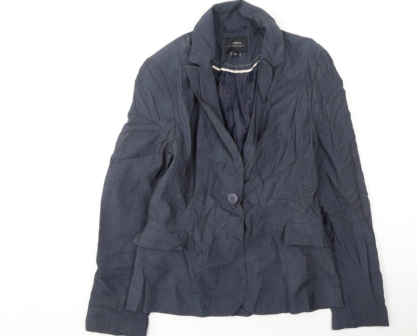 Papaya Womens Blue   Jacket  Size 10