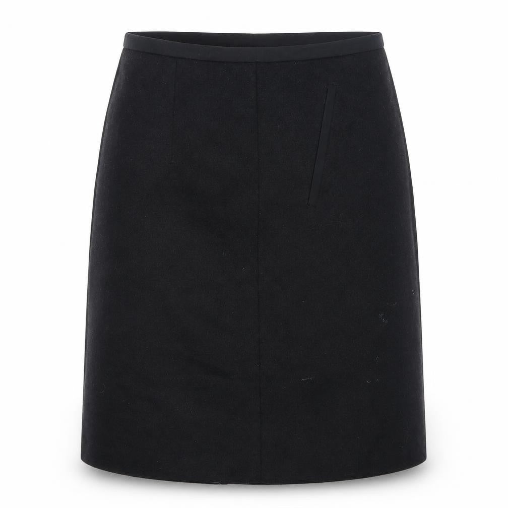 Marks & Spencer Womens Black  Polyester A-Line Skirt Size 8