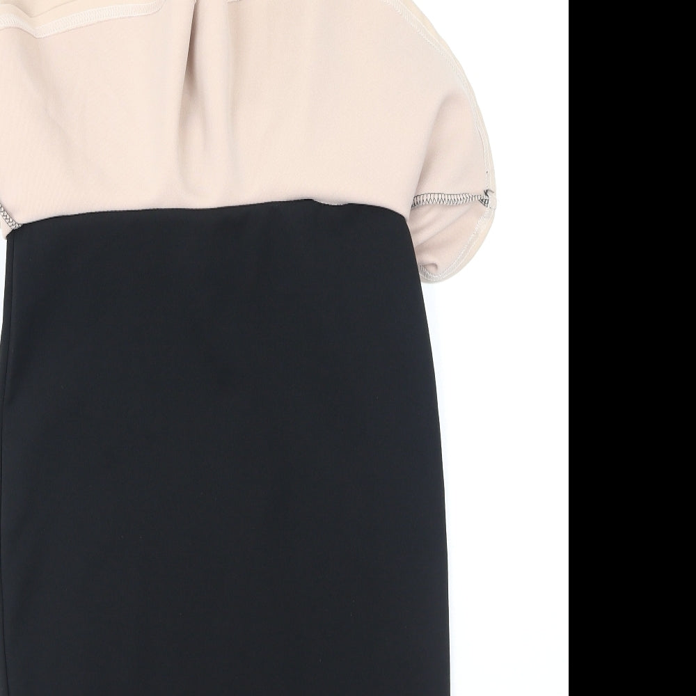 Quiz Womens Multicoloured  Polyester Bodycon  Size 10  Square Neck