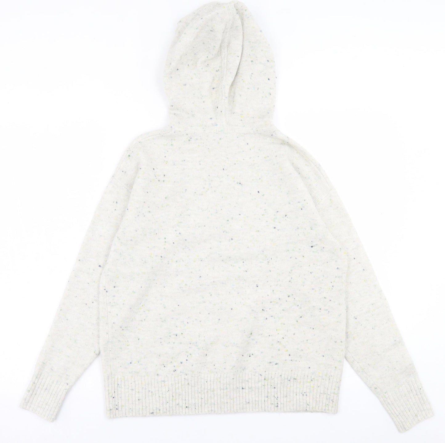TU Womens Grey  Acrylic Pullover Hoodie Size S  Pullover