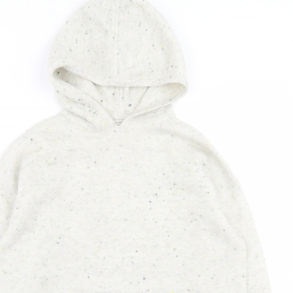TU Womens Grey  Acrylic Pullover Hoodie Size S  Pullover