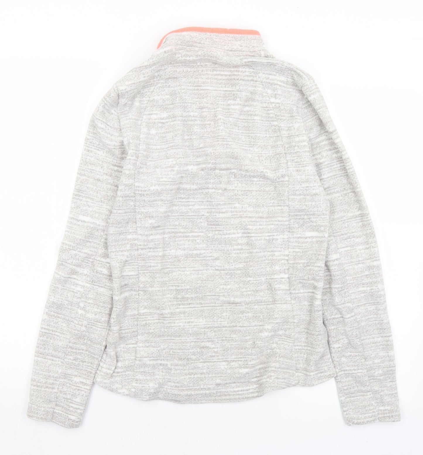 Quechua Womens Grey Collared  Polyester Pullover Jumper Size S