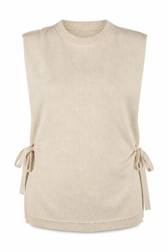 PINK Womens Beige Crew Neck  Acrylic Shrug Jumper Size S