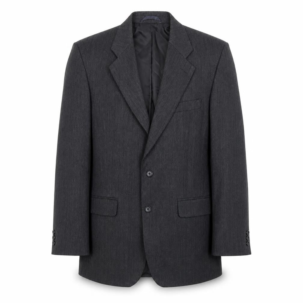 Scott International Mens Grey  Polyester Jacket Suit Jacket Size 40