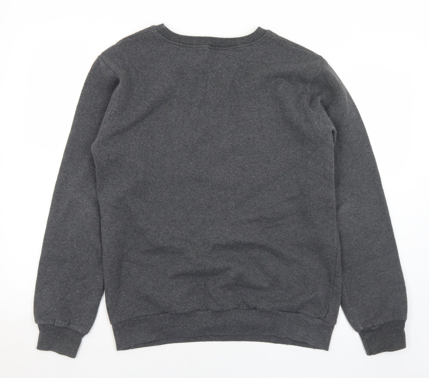 Adolescent Mens Grey  Polyester Pullover Sweatshirt Size M   - Let it snow