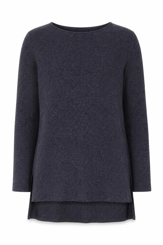 Primark Womens Blue  Polyester Jersey T-Shirt Size 10 Round Neck - Ribbed