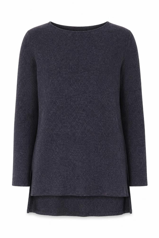 Primark Womens Blue  Polyester Jersey T-Shirt Size 10 Round Neck - Ribbed