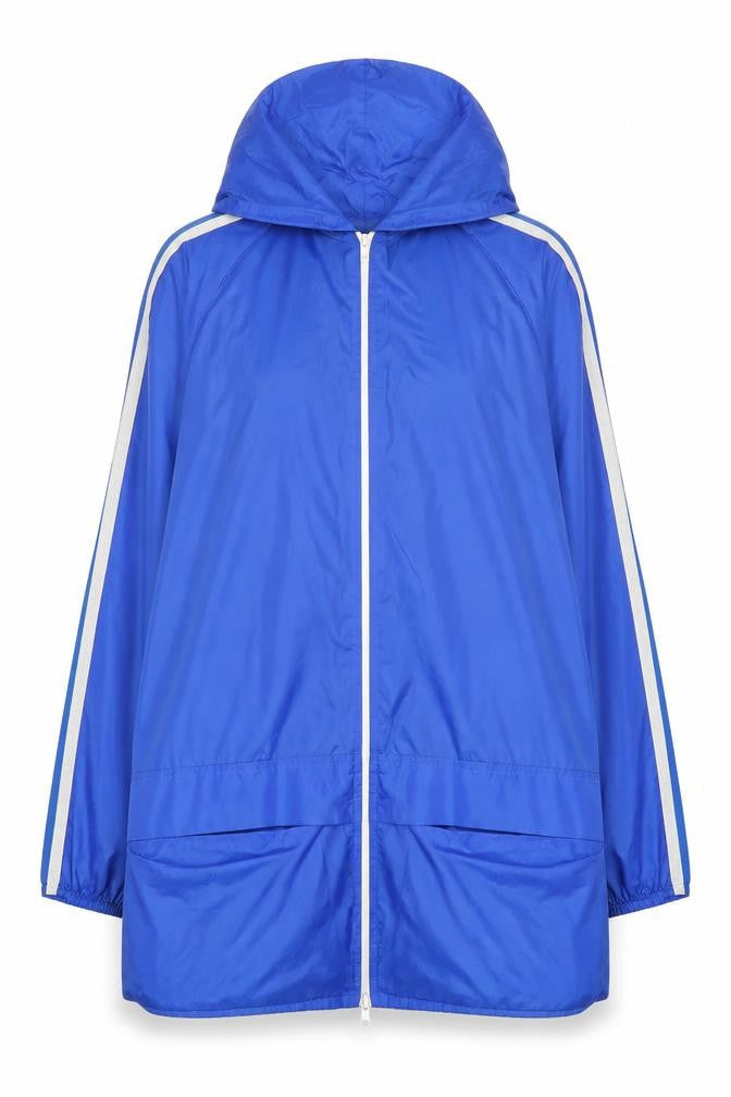 Manjula Womens Blue   Rain Coat Coat Size 14
