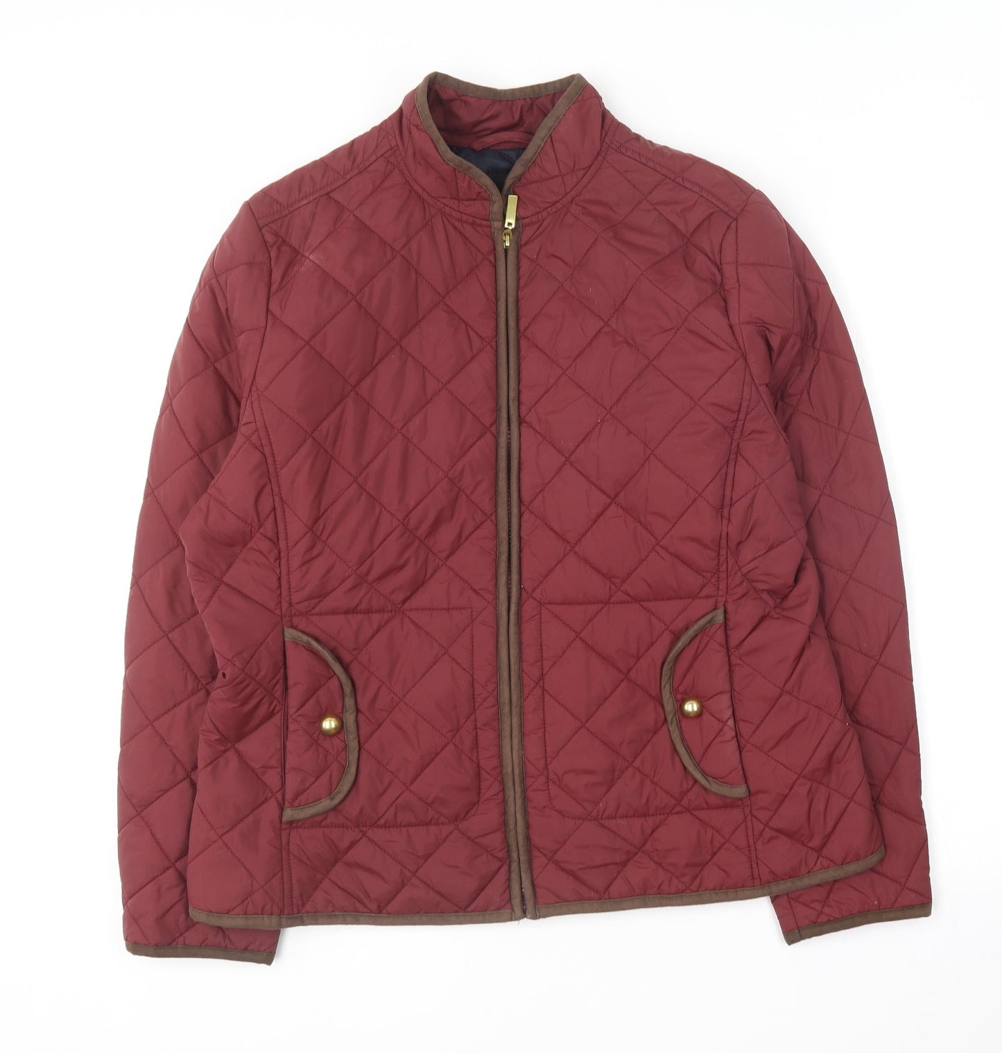 Betty Kay  Womens Purple   Quilted Coat Size XL