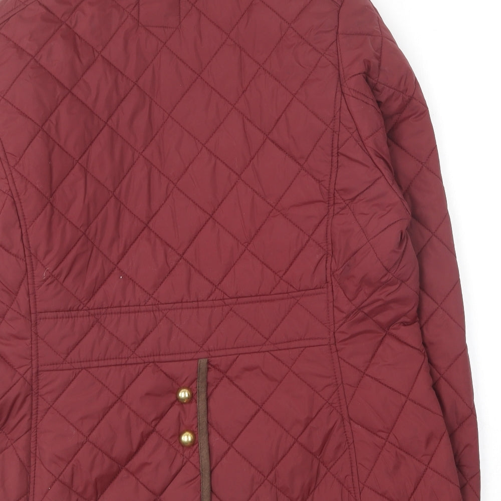 Betty Kay  Womens Purple   Quilted Coat Size XL