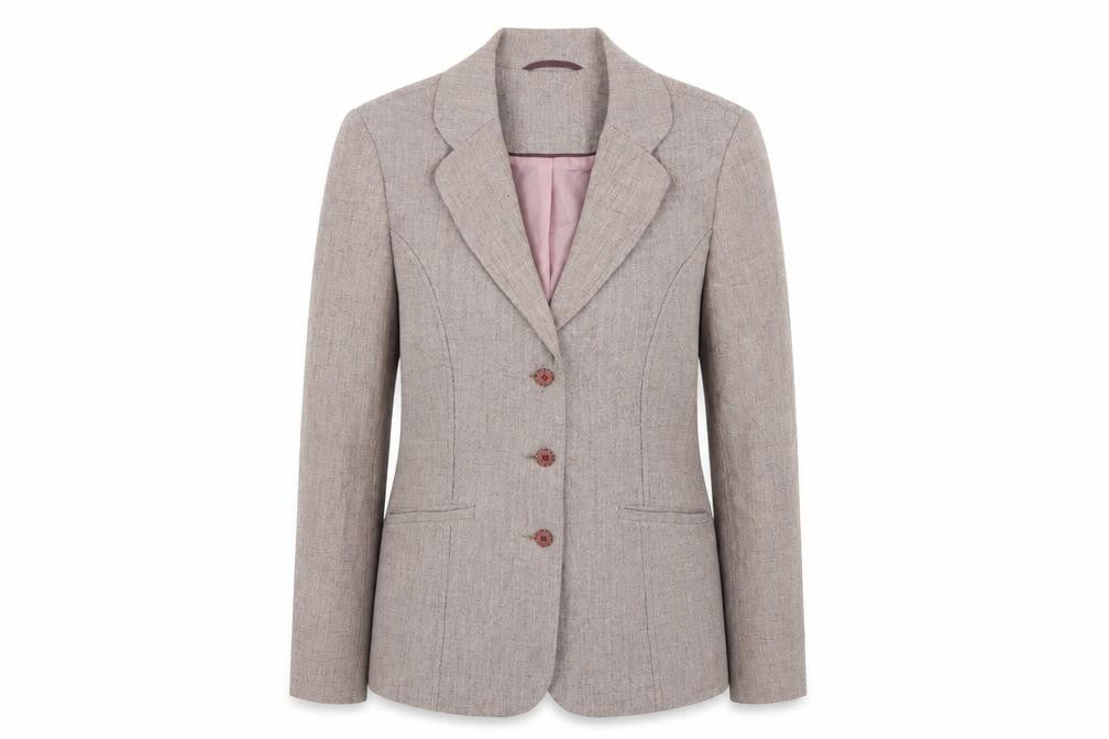 Berkertex Womens Pink  Polyester Jacket Suit Jacket Size 12