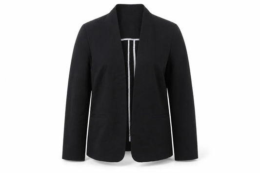 Marks & Spencer Womens Black  Polyester Jacket Blazer Size 10