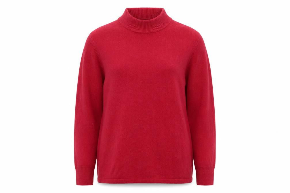 Alexander Womens Pink Round Neck  Acrylic Pullover Jumper Size L