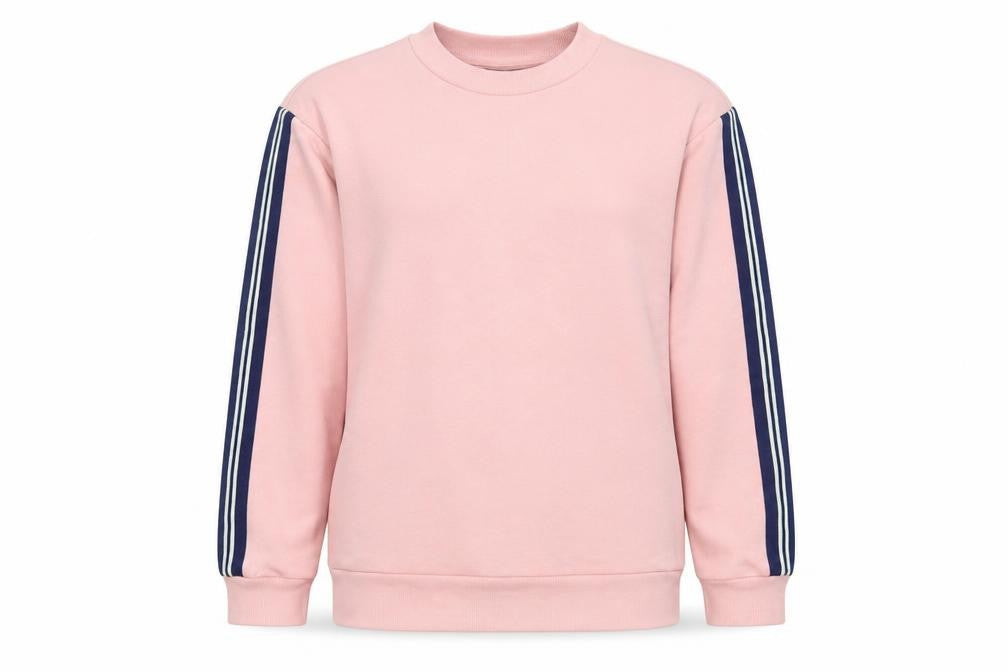 Topshop Womens Pink  Cotton Pullover Sweatshirt Size 6