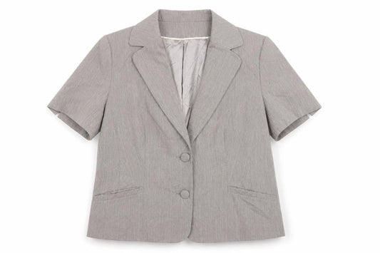Klass Womens Beige  Polyester Jacket Suit Jacket Size 14