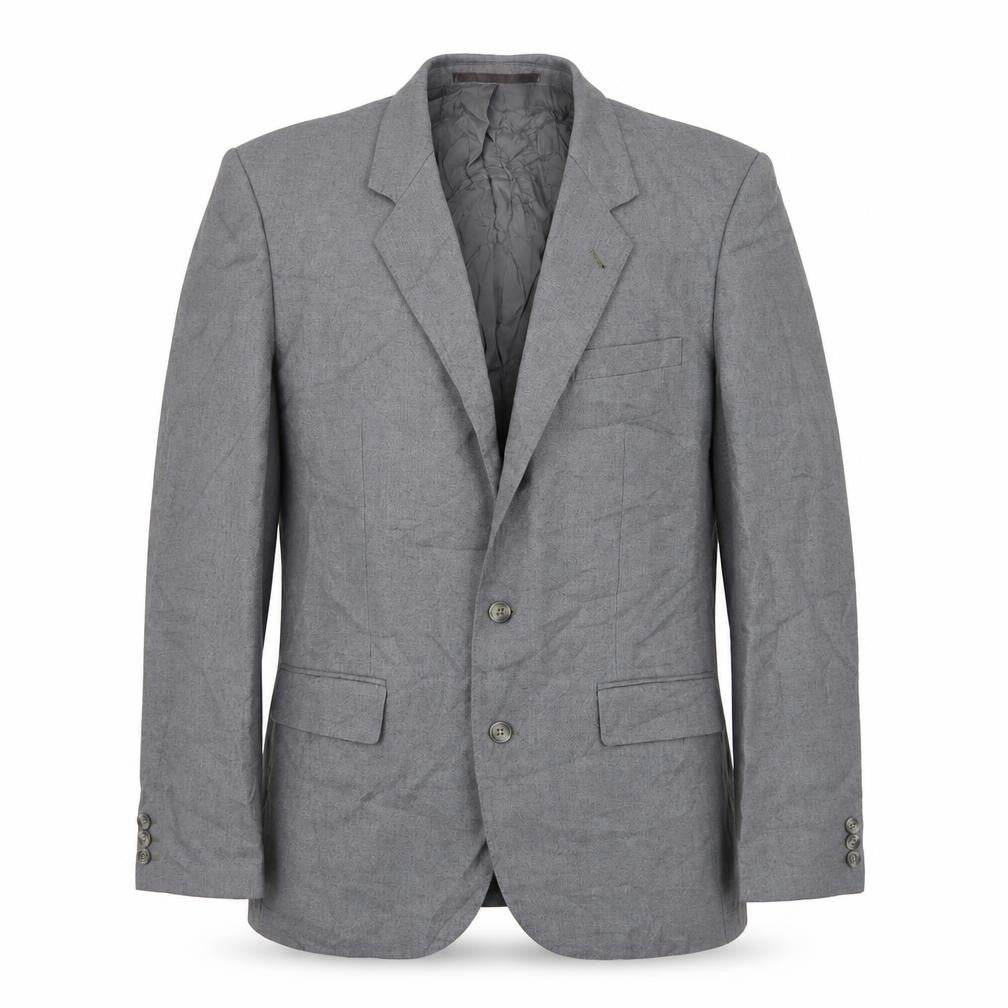 Burton  Mens Grey  Wool Jacket Suit Jacket Size 38