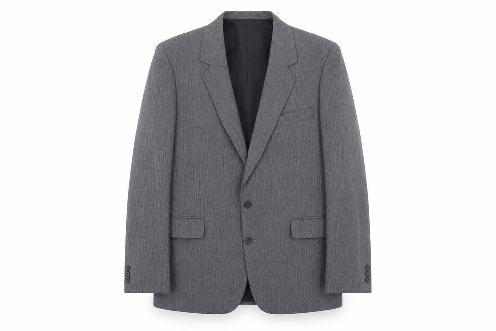 Greenwoods Mens Grey  Polyester Jacket Suit Jacket Size 42