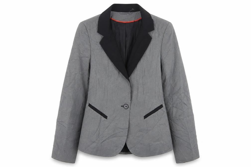 F&F Womens Grey  Polyester Jacket Blazer Size 12