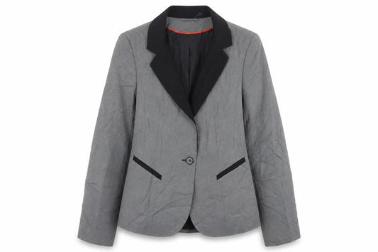 F&F Womens Grey  Polyester Jacket Blazer Size 12