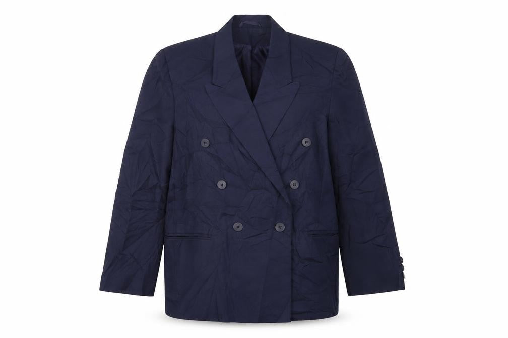 Imagination Womens Blue  Polyester Jacket Suit Jacket Size 12