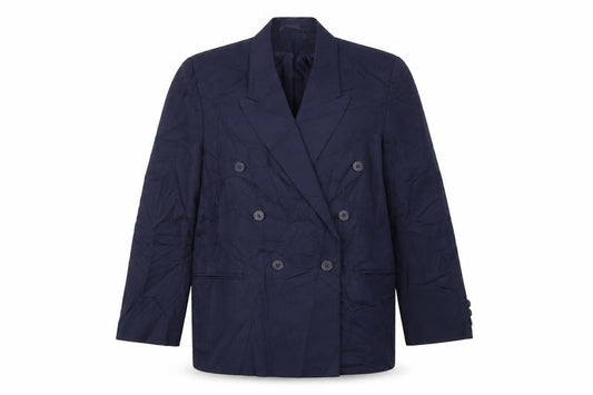 Imagination Womens Blue  Polyester Jacket Suit Jacket Size 12