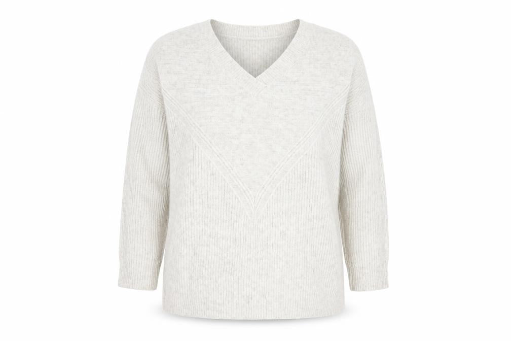 ASOS Womens Beige Round Neck  Acrylic Pullover Jumper Size 6