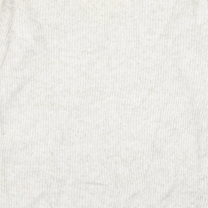 ASOS Womens Beige Round Neck  Acrylic Pullover Jumper Size 6