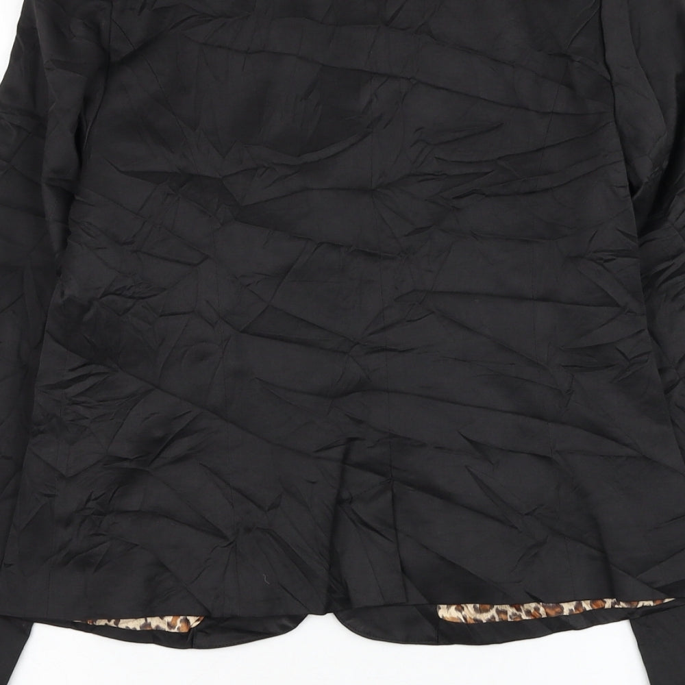 PARISIAN SIGNATURE Womens Black   Jacket Blazer Size 12  Button
