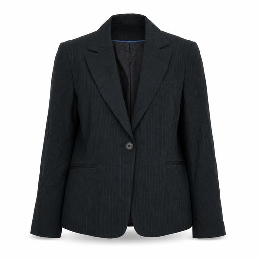 Atmosphere Womens Blue Striped  Jacket Blazer Size 16  Button