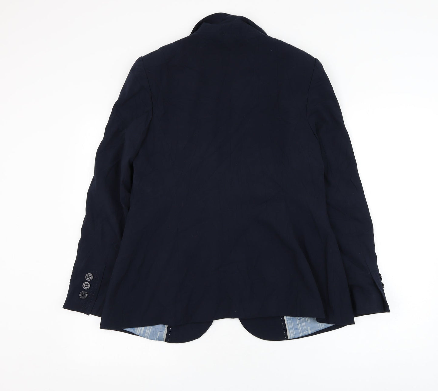 Marks and Spencer Womens Blue   Jacket Blazer Size 14  Button