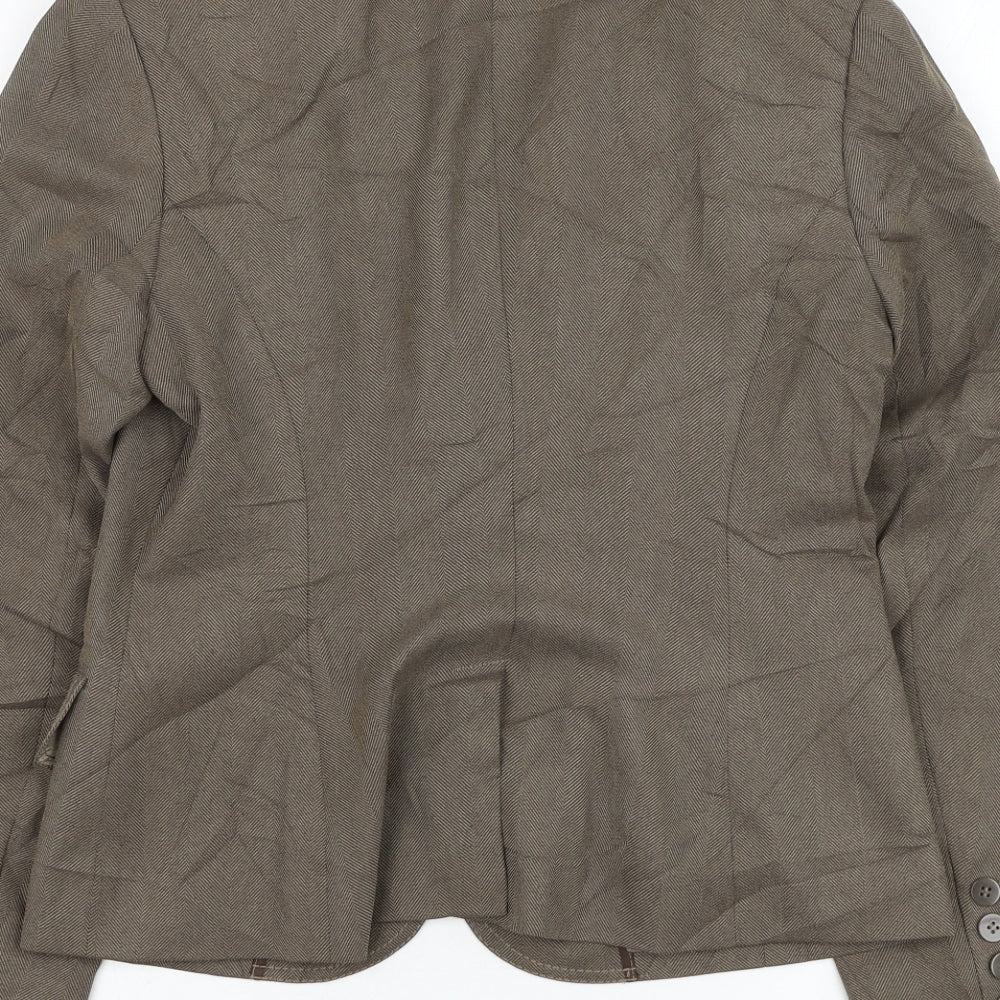 NEXT Womens Brown   Jacket Blazer Size 12  Button