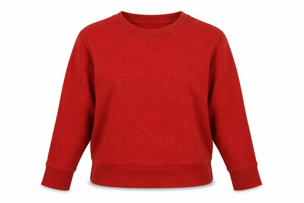 Gap Womens Red  Cotton Pullover Sweatshirt Size XL