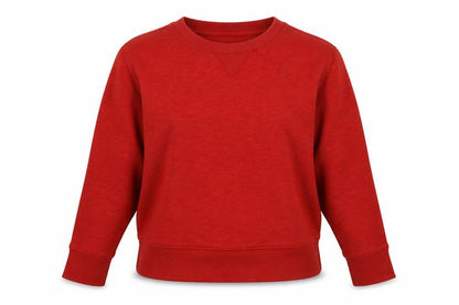 Gap Womens Red  Cotton Pullover Sweatshirt Size XL