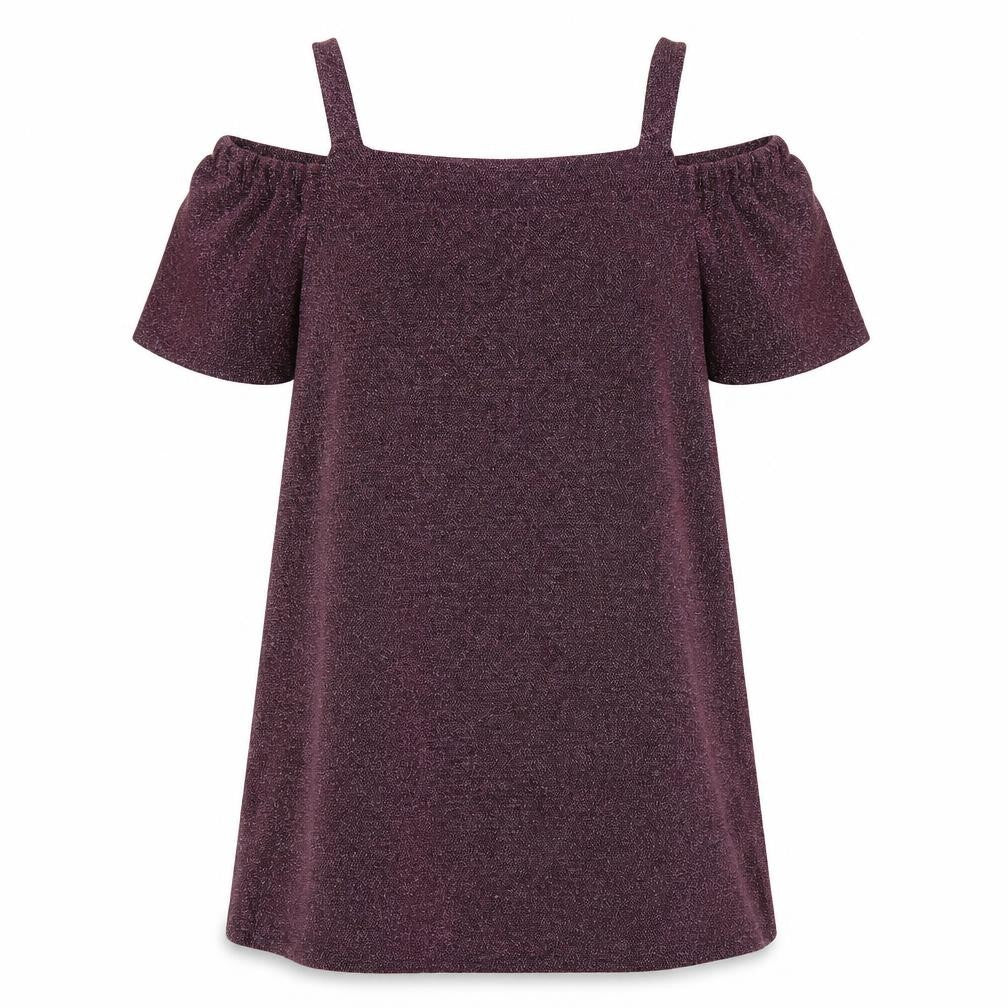 New Look Womens Pink  Nylon Shift  Size 6  Square Neck Pullover